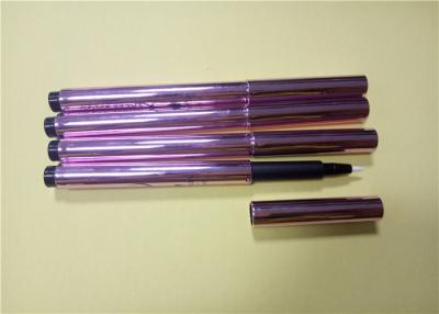 China Airtight Double Sided Eyeliner Packaging Purple Color Simple Design 141mm Length for sale