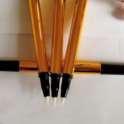 China Hot Stamping Custom Double Ended Eyeliner Plastic Two Faced Eyeliner for sale