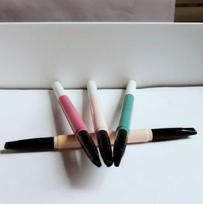 China Double Ended Auto Eyebrow Pencil Slim Shape Long Standing Customizable for sale