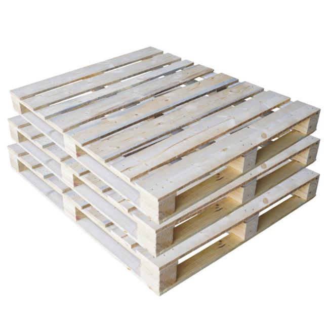Wholesale Nonfumigation Hot Press Wood Pallet for Export Transportation