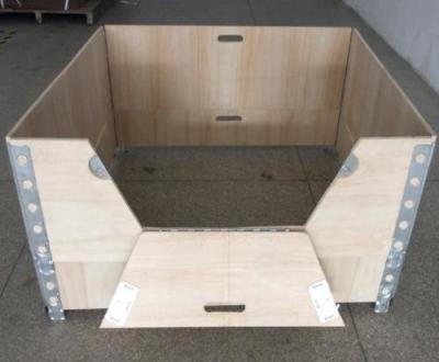 中国 再生可能な木製の箱 折りたたむコミングボックス 耐久性のある周りの貯蔵箱 販売のため
