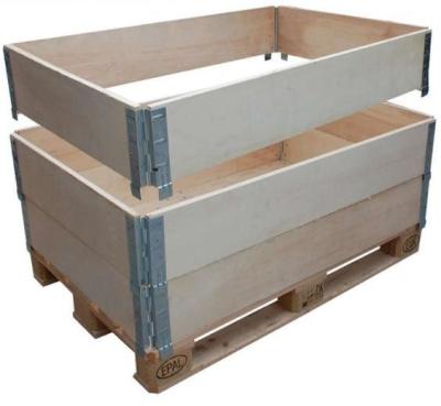 China Embalagem Caixa de transporte de madeira Faixa de aço madeira compensada Caixa de transporte sem pregos à venda