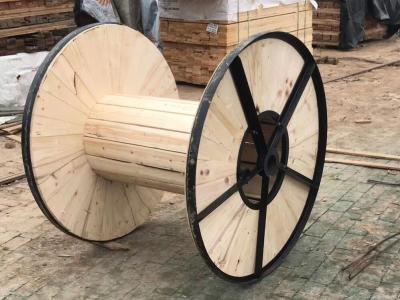 China Reboque de cabo de madeira de cara única, tambor de cabo de pinho, reboques de cabo reciclados à venda