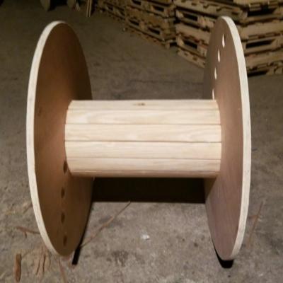 China Durability Plywood Cable Drum Round Wooden Industrial Cable Spool for sale