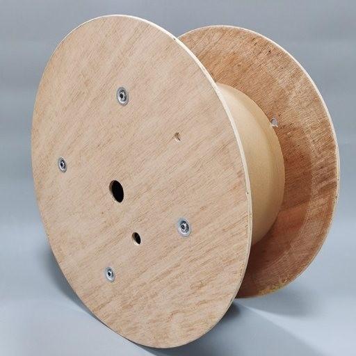 Quality Plywood Wooden Cable Drum Large Wooden Cable Spool Transportation for sale