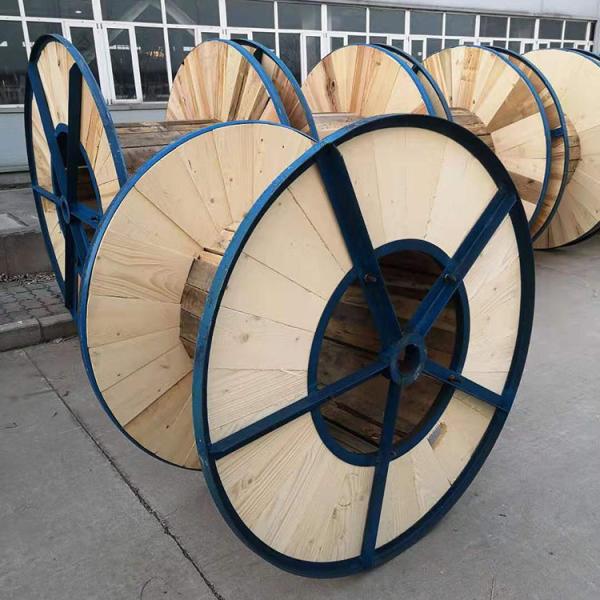Quality Household Wooden Cable Drum 4 Way Large Wooden Electric Cable Reels for sale