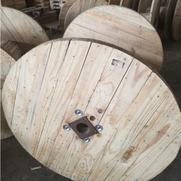 Quality Oak Walnut Empty Wooden Cable Drum Pine Large Wooden Electrical Spools for sale