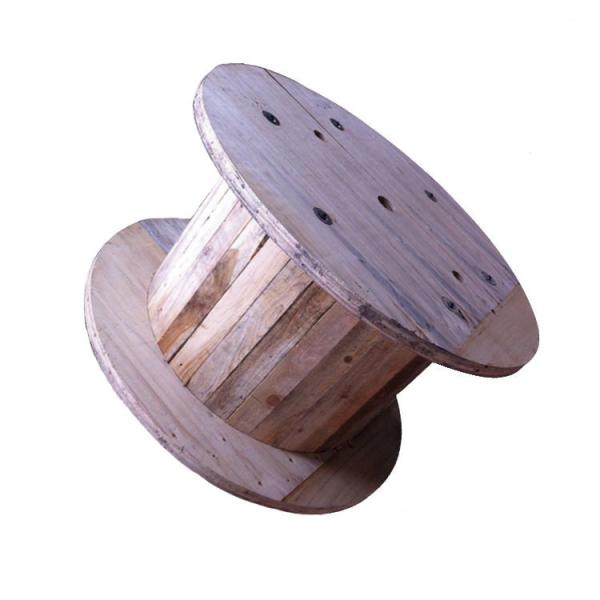 Quality Empty Large Wooden Cable Spools Cable Reel Wooden Wire Drum for sale