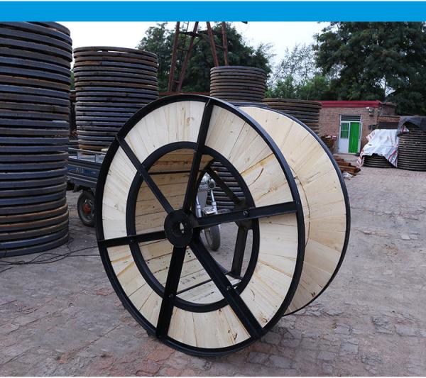 Quality HF Giant Wooden Cable Spool Industrial Wood Spool For Cable Spools Cable Reels for sale