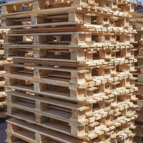 Quality Industries Fumigated Wooden Pallet Reused 40 X 48 4 Way Pallet for sale