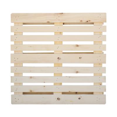 China Single Face Heat Treated Pallets Used Wooden Pallet 4 Way Entry for sale