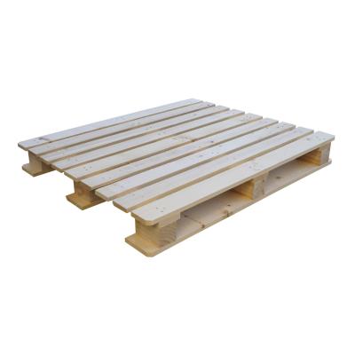 China 1200X1000mm 4 Way Euro Pallet Heavy Weight Treated Wood Pallets Single Side for sale