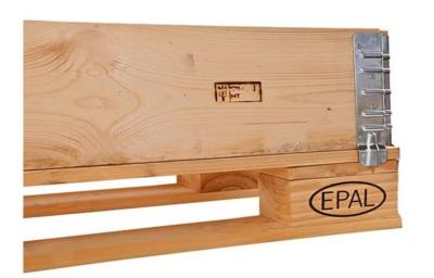China Caixa de caixa de madeira de quatro dobradiças à venda