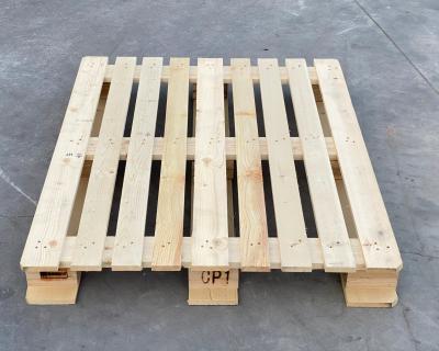 China Paleta de madera para almacenamiento Paleta de madera industrial personalizada en venta