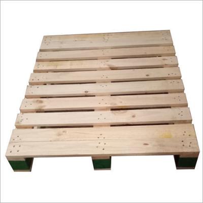 China Paletes de madeira dupla face Euro Paletes de madeira de 4 vias para entrega Transportes logísticos à venda