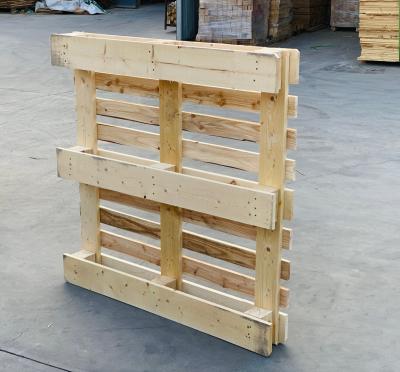 Chine ISO9001 Pallets de bois traités thermiquement 1200 x 1000 mm Pallets en bois pour l'euro à vendre