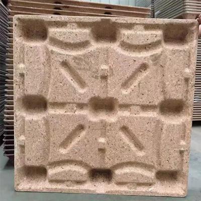 China Single Face Moulded Wood Pallets Pressed Wood Pallet Compressed Wood Pallet for sale