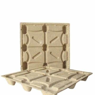 China Eco Friendly Molded Wood Pallet Fumigation Free Wood Fiber Compressed Pallets for sale