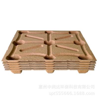 China Paletes de madeira de 4 vias moldadas Paletes de madeira prensados à venda