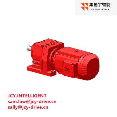 China 3KW Drive Gear Motor Helical Speed Reducer 19.89 R67DRN100L4 for sale