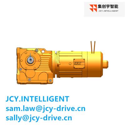 China Industrial Compact Helical Drive Gear Motor 1.5KW 13.65 M1A 50Hz for sale