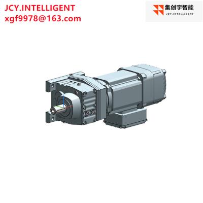 China 116NM Right Angle Helical Gear Unit Gearbox R47 DRN80M4/BE1 for sale