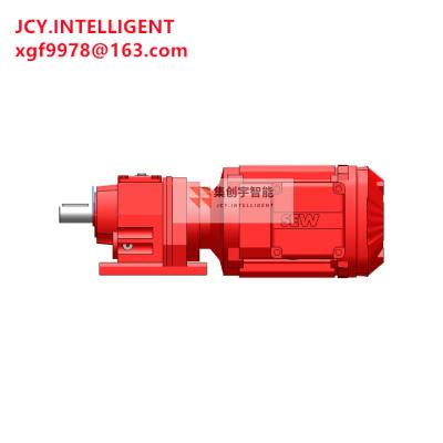 Quality Inline Helical Worm Motor Gear Unit Gearmotors AC Single Phase for sale