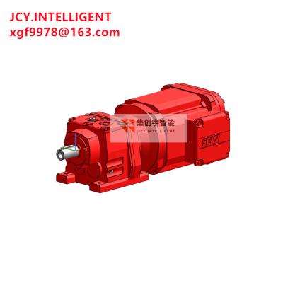 China 1.1 KW Unidad de engranaje de motor de inducción Motor caja de engranajes Rojo Personalizado en venta