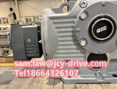 China Helical Worm Reduction Motor Gearbox 5 Hp Gear Motor SA87 DRN132S4/BE11/ES7C/V for sale