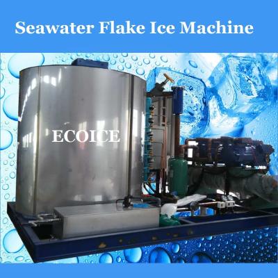 China 3 Tons on Board Using Flake Ice Maker/Seawater Flake Ice Machine for sale