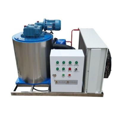 China 5Tons Water Cooling Industrial Flake Ice Machine for Seafood Plant for sale