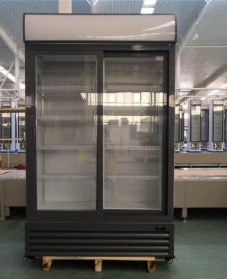 China upright glass door beverage display cooler and refrigeration display cabinet for sale