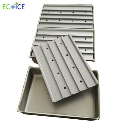 China Moulding process aluminum pan box, quick freezing pan for freezing seafoods for sale