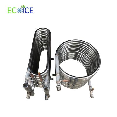 China Spiral Double Copper Pipe Heat Exchanger Manufacturer for Pool Heater Air Conditioner Air to Water Heating and Water Coo for sale