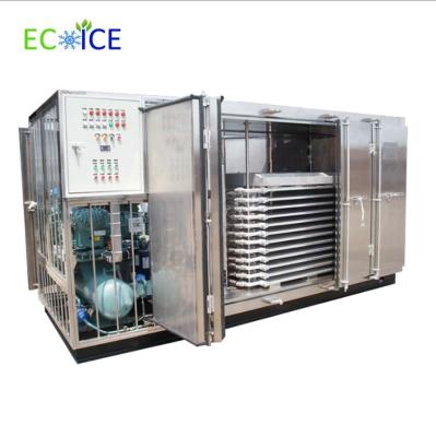China Big Meat and Fish Quick Freezing Machine /Blast Type Contact Cold Plate Freezer for Sale with good quality and low price for sale