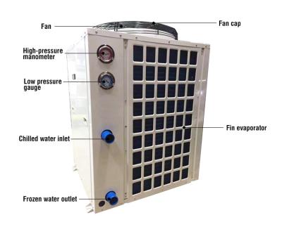 China Seafood Aquaculture Aquarium Water Chiller For Fish Farming Or Aquaculture Chilling And Swimming Pool Heating for sale