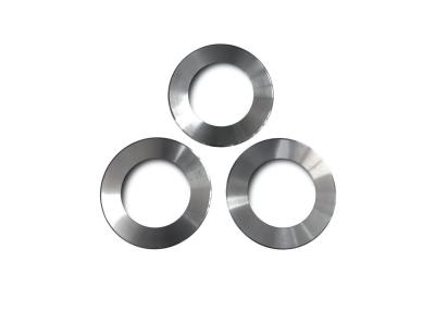 China Round Tungsten Carbide Circular Cutting Blades , Rotary Paper Cutter Blades Polished for sale
