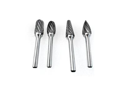 China Shank 6.35mm Tungsten Carbide Bur For Cutting Metal for sale