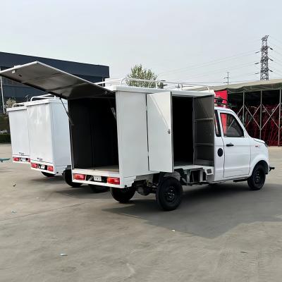 China Electric four-wheeler household rural agricultural pull cargo truck pickup delivery truck for sale