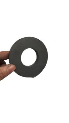 China Hard Diametrically Magnetized Ferrite Ring Magnet D65X32X20mm Custom Size Y30 Y35 for sale
