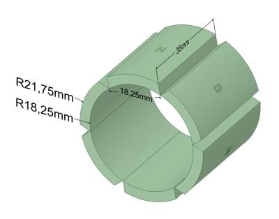 China Capa de NiCuNi de los imanes del neodimio del segmento del arco N52 para los motores en venta