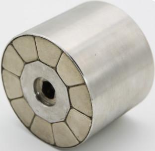 China N52 Super Strong Neodymium Motor Magnets Nickel Coating Arc Shaped for sale
