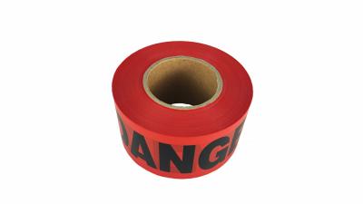 China Waterproof High Abrasion Resistance Barricade Safety Tape 1000ft 3in 1.6mil for sale
