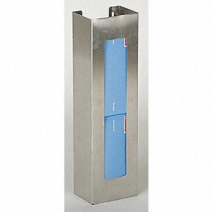 China El tenedor vertical de plata del dispensador del guante lleva a cabo diseño montado en la pared de 2 cajas en venta