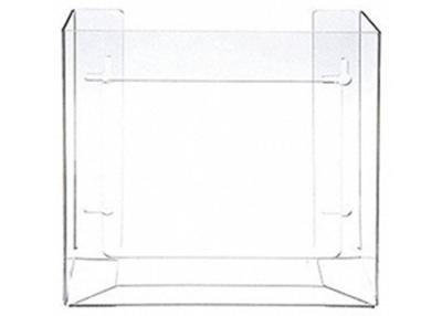 China Das caixas claras horizontais do suporte 2 do distribuidor da luva de PETG costume acrílico fixado na parede da caixa à venda
