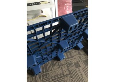 China Blue Durable Block Plastic Shipping Pallets , Easy To Carry Plastic Storage Pallets for sale