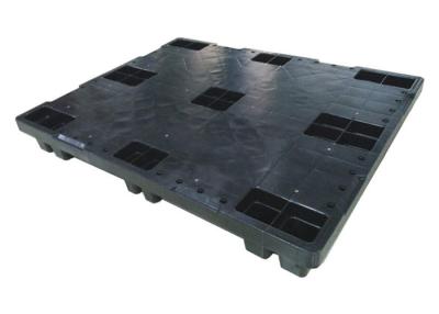 中国 正方形の形の黒のプラスチック パレット、注入-形成されたプラスチック輸出パレット 販売のため