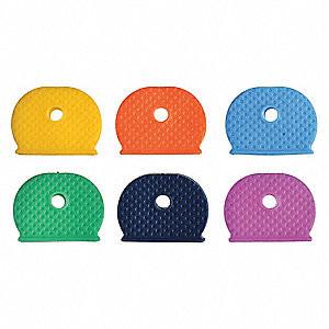 Chine Le caoutchouc de silice de chapeaux de la clé PK20 assorti par support principal en plastique moyen d'identificateur couvre des étiquettes à vendre