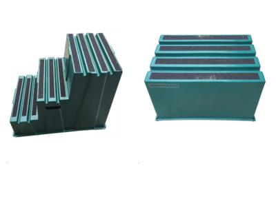 China One Step Plastic Step Stool Rectangle Shape With Abrasive Foot Tape for sale