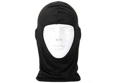 China Full Face Balaclava Face Mask Black Color 50% Polyester 50% Cotton Material for sale